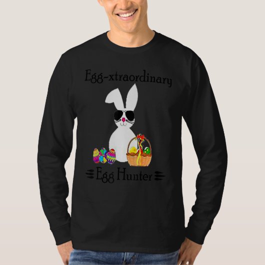 Eggspert Hunter Easter T Boy Girl Bunny P T-shirt (Voorkant)