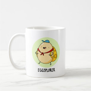 Eggsplorer Funny Egg Explorer Pun Koffiemok