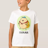 Eggsplorer Funny Egg Explorer Pun T-shirt (Voorkant)