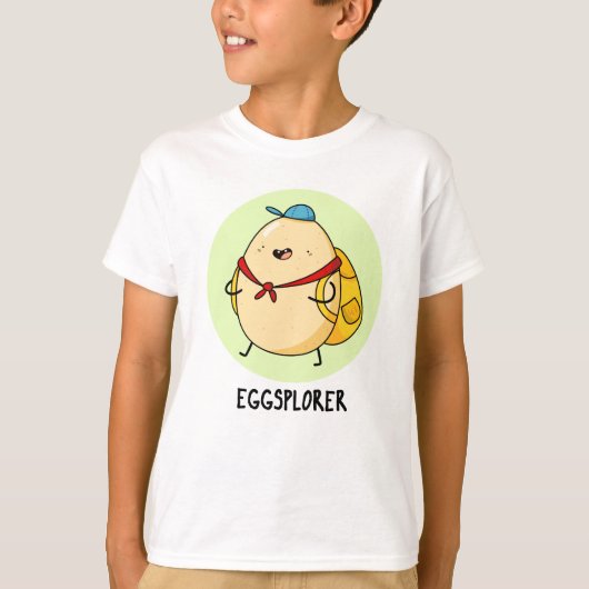 Eggsplorer Funny Egg Explorer Pun T-shirt (Voorkant)