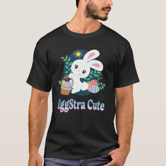 EggStar Leuke Paaswoordspeld Gezegde Paashaas Eier T-shirt (Voorkant)