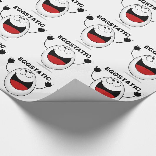 Eggstatisch-ecstatisch ei cadeaupapier (Hoek)