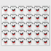 Eggstatisch-ecstatisch ei cadeaupapier (Vlak)