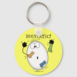 Eggstatisch-ecstatisch ei sleutelhanger