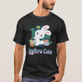 EggStra Cute Easter Pun Saying Easter Bunny Eggs G T-shirt (Voorkant)