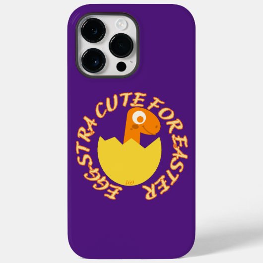 EGGSTRA CUTE FOR EASTER Grappig easter dino gift Case-Mate iPhone Case (Achterkant)