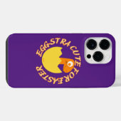 EGGSTRA CUTE FOR EASTER Grappig easter dino gift iPhone Hoesje (Achterkant horizontaal)