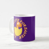 EGGSTRA CUTE FOR EASTER Grappig easter dino gift Koffiemok (Voorkant links)