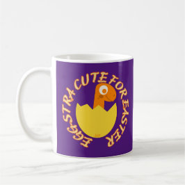 EGGSTRA CUTE FOR EASTER Grappig easter dino gift Koffiemok