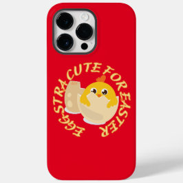 EGGSTRA CUTE VOOR EENVOUDIGER, grappig cadeau voor Case-Mate iPhone 14 Pro Max Hoesje