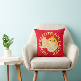 EGGSTRA CUTE VOOR EENVOUDIGER, grappig cadeau voor Kussen