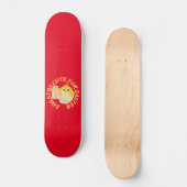 EGGSTRA CUTE VOOR EENVOUDIGER, grappig cadeau voor Persoonlijk Skateboard (Voorkant)