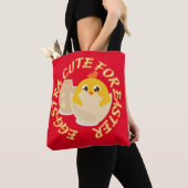 EGGSTRA CUTE VOOR EENVOUDIGER, grappig cadeau voor Tote Bag (Dichtbij)