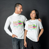 Eggstra Magical Easter, vettige typografische fami T-shirt