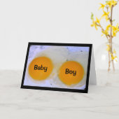 Eggstra Special News Baby Boy Gefeliciteerd Kaart (Gele Bloem)