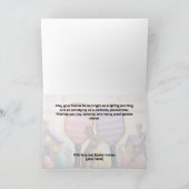 Eggstraordinary Pickleball Easter Feestdagen Kaart (Binnen)