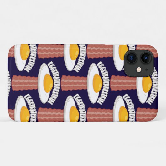 Eggstraterrestrisch met tekst Case-Mate iPhone case (Achterkant (horizontaal))
