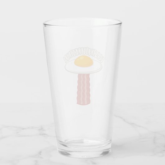 Eggstraterrestrisch met tekst glas (Achterkant)