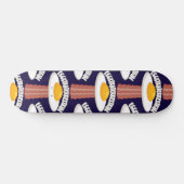 Eggstraterrestrisch met tekst persoonlijk skateboard (Horizontaal)