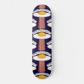 Eggstraterrestrisch met tekst persoonlijk skateboard (Voorkant)