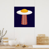 Eggstraterrestrisch Poster (Keuken)