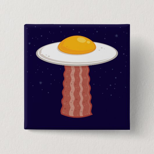 Eggstraterrestrisch Vierkante Button 5,1 Cm (Voorkant)