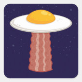 Eggstraterrestrisch Vierkante Sticker (Voorkant)
