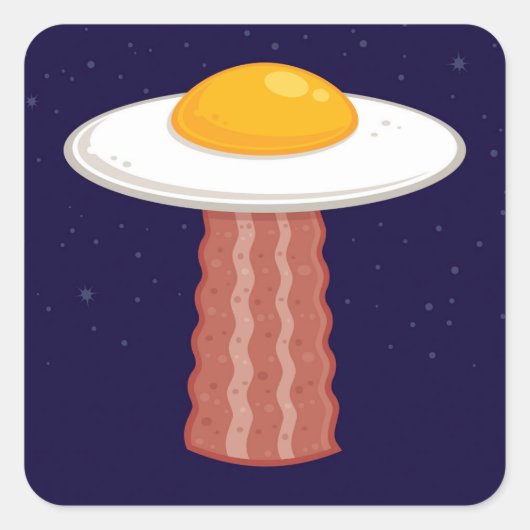 Eggstraterrestrisch Vierkante Sticker (Voorkant)