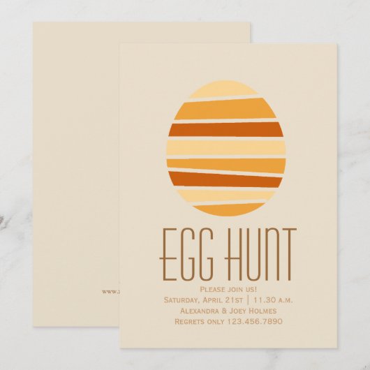 Eggstravaganza Kaart (Voorkant / Achterkant)