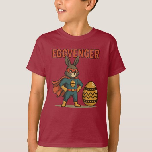 Eggvenger – De Pasen Superheld!  T-shirt (Voorkant)