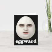 Eggward Funny Meme Kaart (Voorkant)