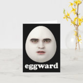 Eggward Funny Meme Kaart (Gele Bloem)