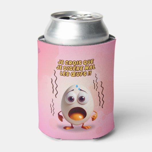Egie van het ei blikjeskoeler (Blikje Voorkant)