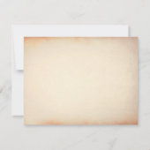 Eglantine Floral Wedding Save the Date Kaart (Achterkant)