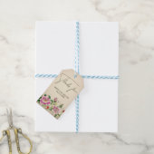 Eglantine Weddenschap Bedankt Gift Label Cadeaulabel (Met Touw)