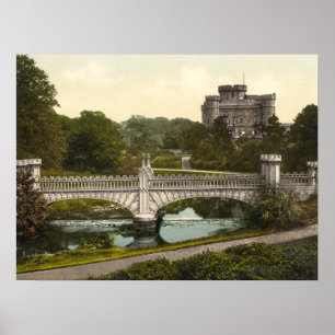 Eglinton Castle, Irvine, Ayrshire, archiefafdruk Poster