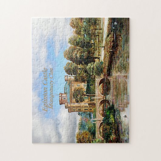 Eglinton Castle - Montgomery Scottish Clan Legpuzzel (Verticaal)