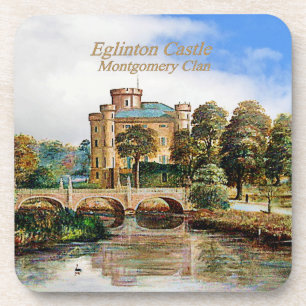 Eglinton Castle - Scottish Montgomery Clan Bier Onderzetter