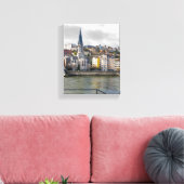 Église Saint-Georges Canvas Afdruk (Insitu (Woonkamer))