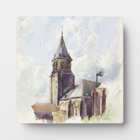 Église Saint Germain des Prés Parijs Fotoplaat (Voorkant)