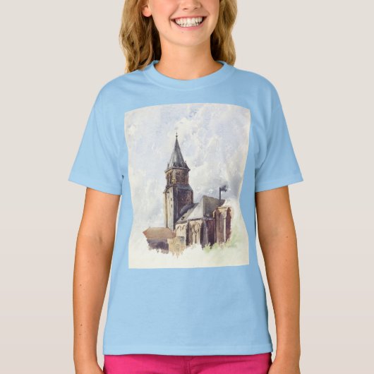Église Saint Germain des Prés Parijs T-shirt (Voorkant)