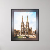 Église Sainte-Clotilde à Paris door Max Berthelin Canvas Afdruk (Voorkant)