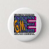 EGM Blue Leopard Logo Grote Button (Voorkant)