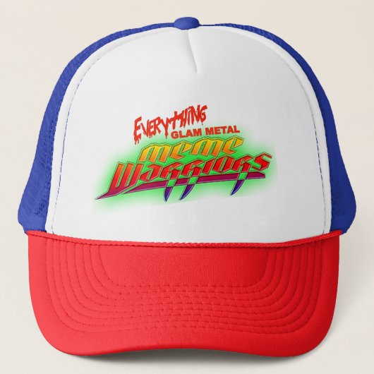 EGM "Meme Warriors" Ltd. Trucker Hat Trucker Pet (Voorkant)