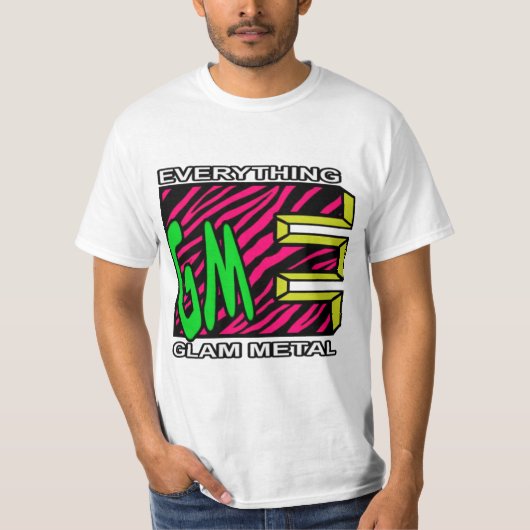 EGM Roze tijgerstrepe Logo T-Shirt (Voorkant)