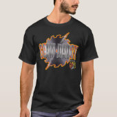 EGM Sawblade Glam Dad T-Shirt (zwart) (Voorkant)