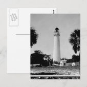 Egmont Key vuurtoren Briefkaart (Voorkant / Achterkant)