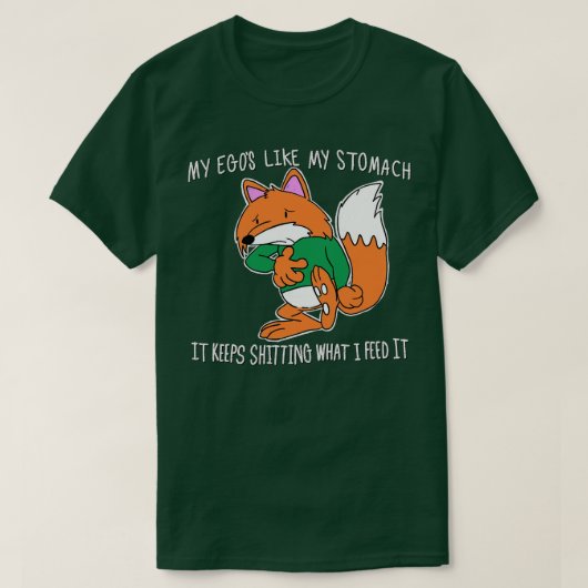 Ego Death Fox T-shirt (Design voorkant)