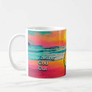 EGO Easing God Out Herstelmotto Zonsopgangmok Koffiemok