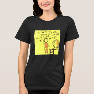 Ego in fragiele stukken: de tienerstrijd Tri-Blend shirt